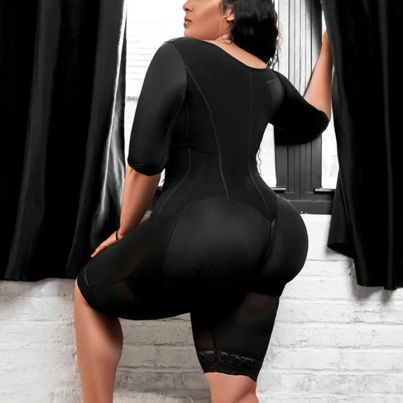 Fajas Colombianas Full Body Support Arm Compression With Built In Bra Half Sleeve Mid Leg BBl Post Op Surgery Supplies Skims