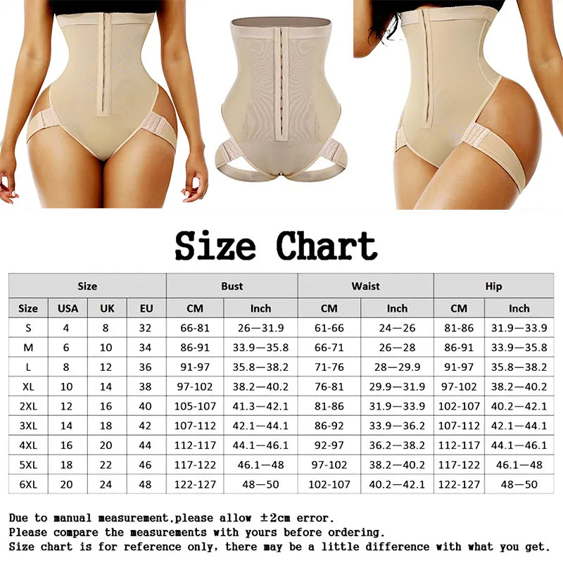 AfruliA Sexy Butt Lifter Control Panties Booty Seamless Shapewear Slimming Underwear High Waist Trainer Body Shaper Fajas Girdle