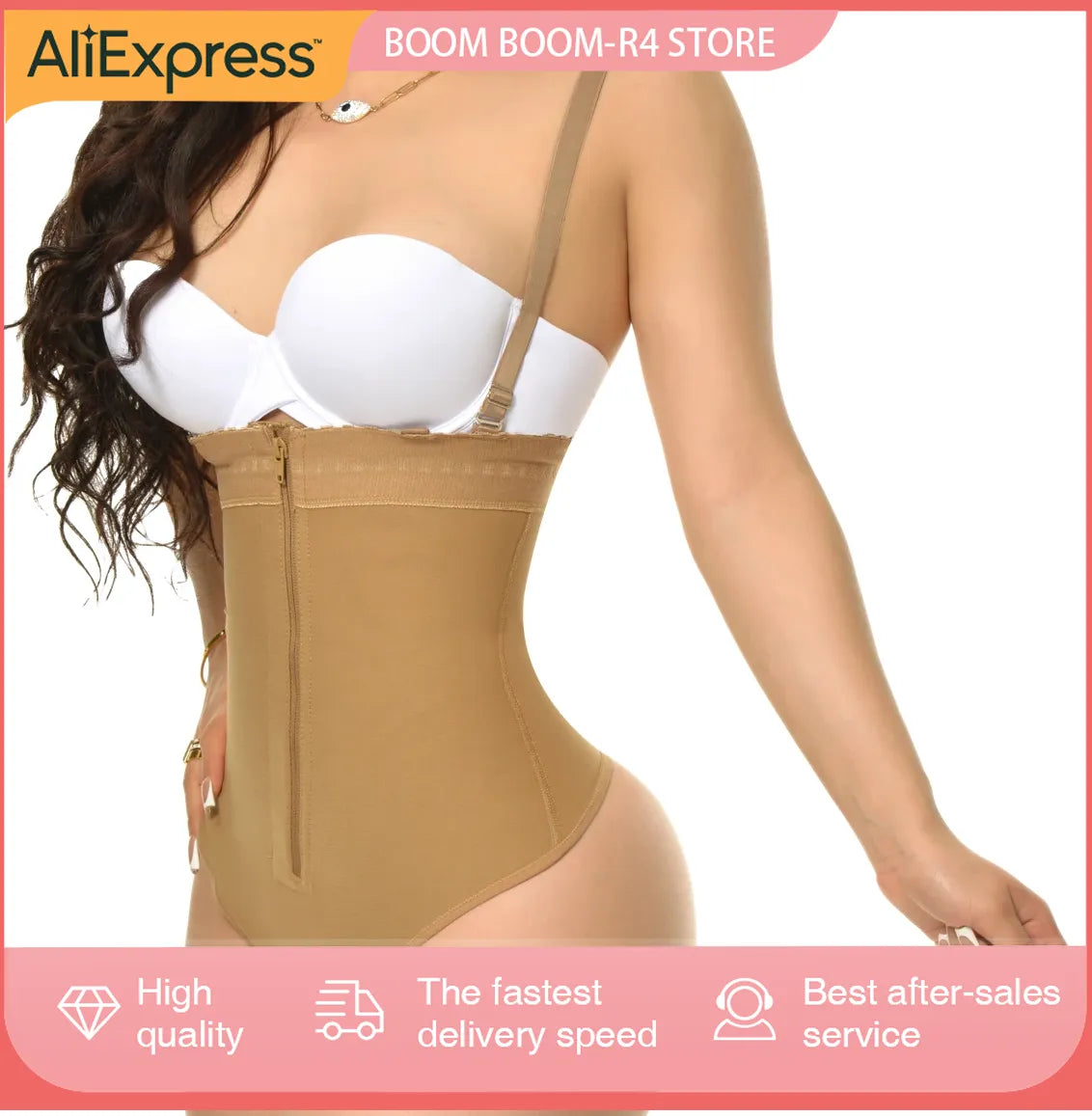 Postpartum Girdle BBL Postoperative Bodysuit Compressed Steel Shapewear Fajas Skims Corset Slimming Body Shaper