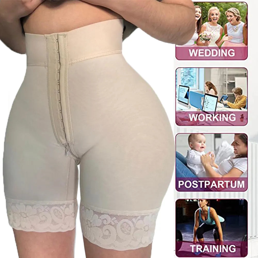 Fajas Colombianas Originales High Compression Butt Lifter Shorts Charming Curves Slimming Push-Up Ass Lift Hips Waist Control