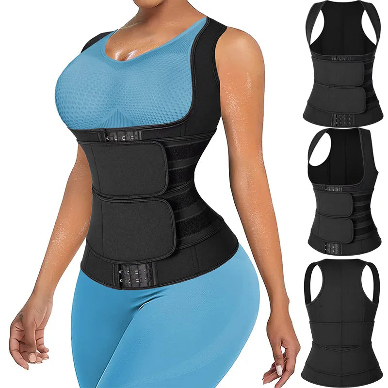 Faja Body Shapewear Waist Trainer Corset Top Women's Binders and Shapers Modeling Strap Slimming Sheath Flat Belly Sauna Suit